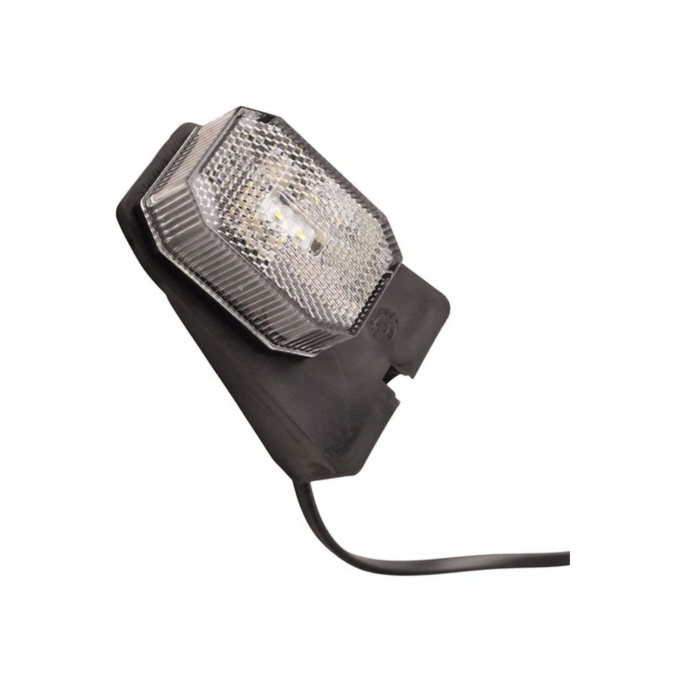 ASPOCK Flexipoint LED Side Marker Lamp with Reflector & Bracket - White 0.5m 31-6369-027