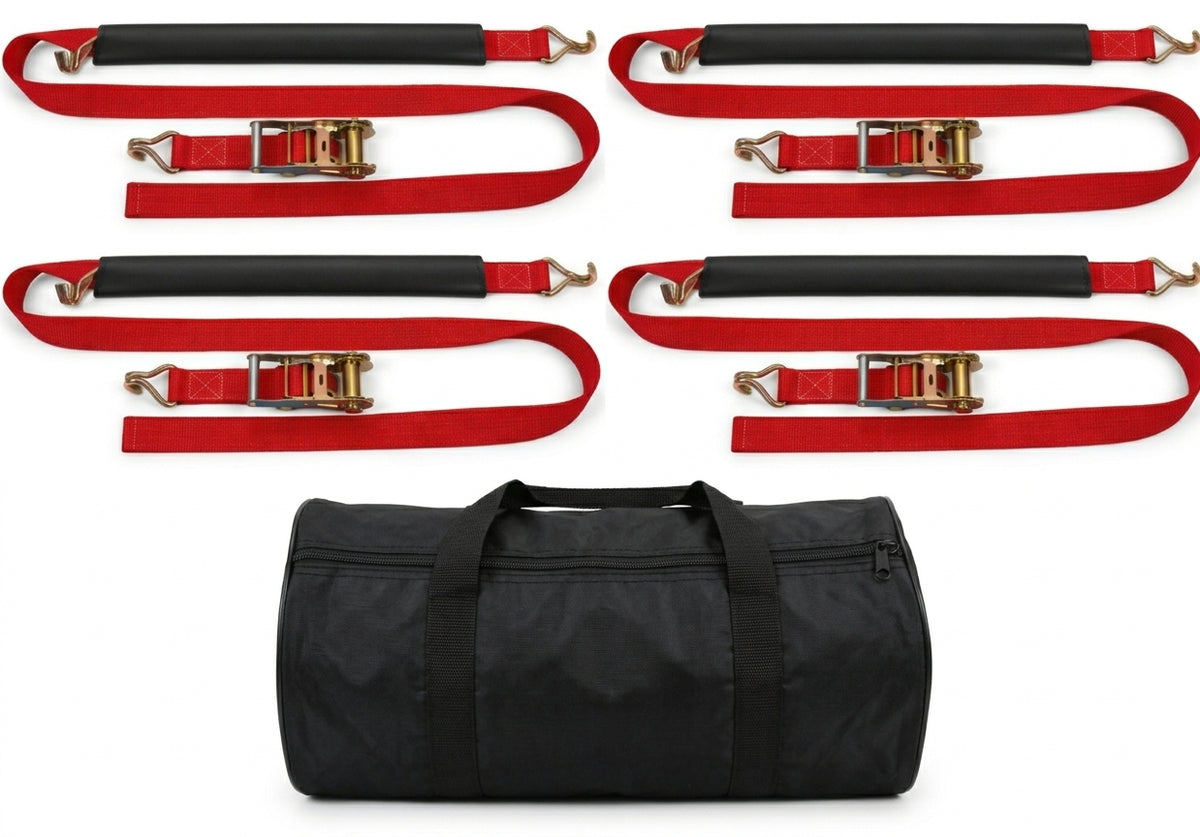 Set of 4 straps with bag for Brian James Car Transporters