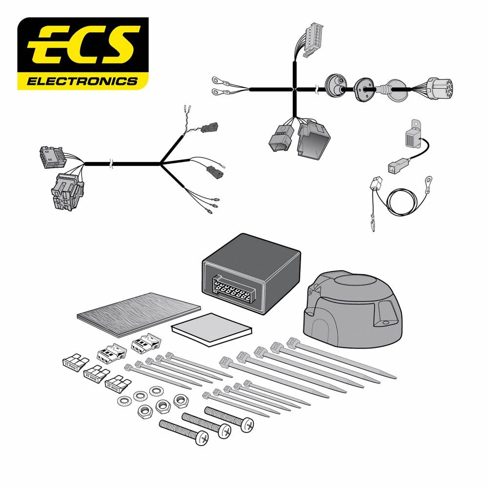 Towbar Wiring Kit 13 Pin VW Golf VIII Hatchback August 2023- VW28713MU