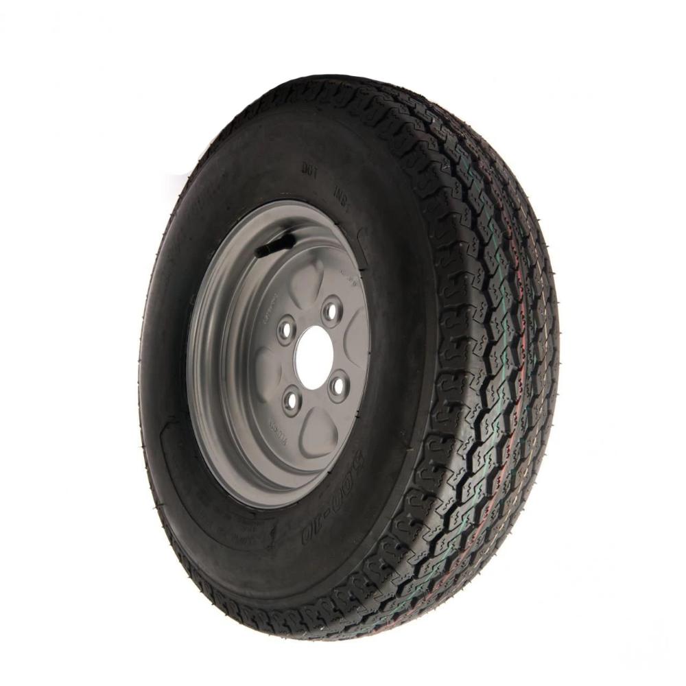 Trailer Wheel 10 Inch 5.00-10 - 4 Stud 100mm PCD 8 Ply