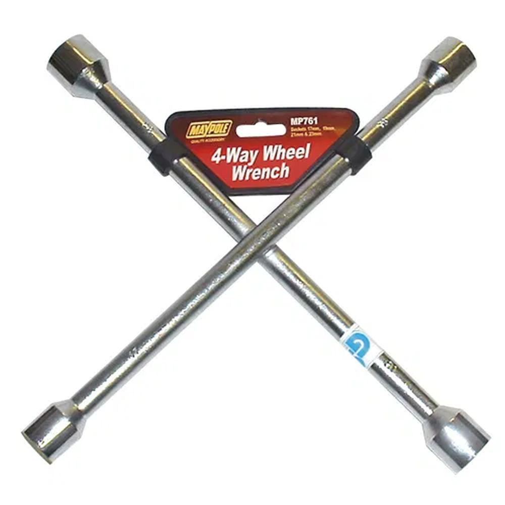 Maypole MP761 4 Way Wheel Wrench