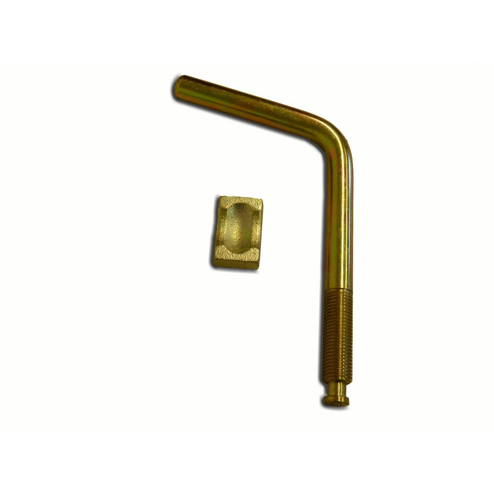 Trailer Jockey Wheel Handle & Pad Extended Length for 35kg Couplings