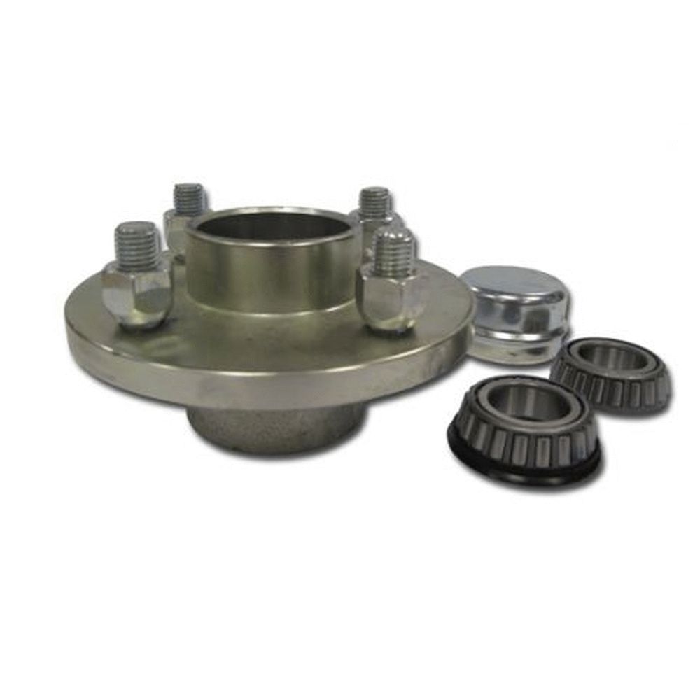 Unbraked Trailer Hub 4 Stud x 100mm PCD Indespension