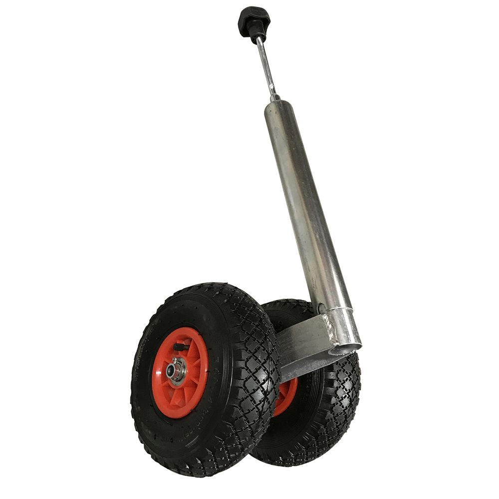 Boat Trailer Jockey Wheel with Twin Wheel with Pneumatic Tyre