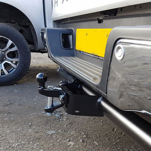 Black Jaw Pin & Ball 3500kg Capacity for Towing Tow Bar