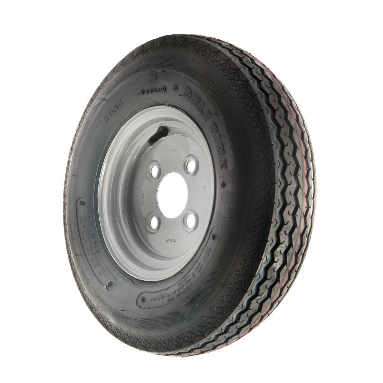 4.80/4.00 x 8 Trailer Wheel and Tyre 100mm PCD 6 Ply Tyre