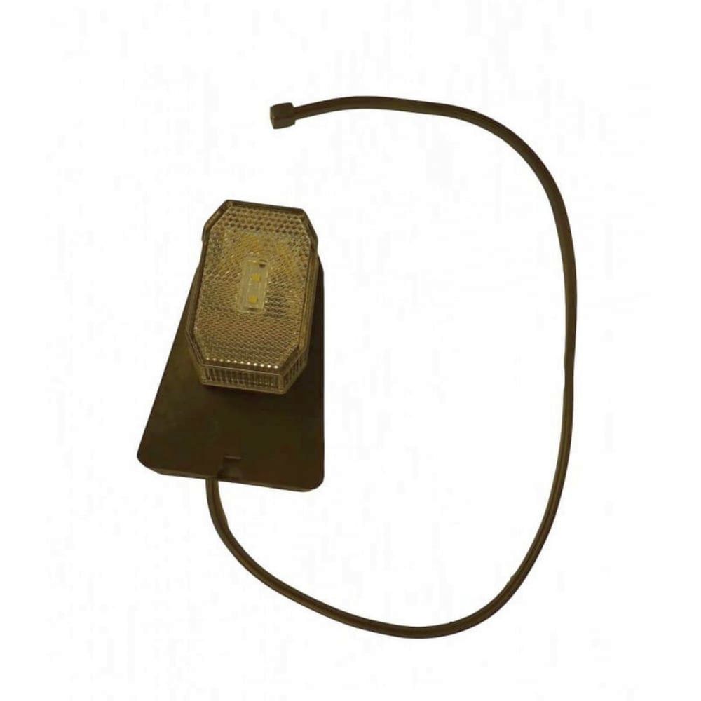 ASPOCK Flexipoint LED Side Marker Lamp with Reflector & Bracket - White 0.5m