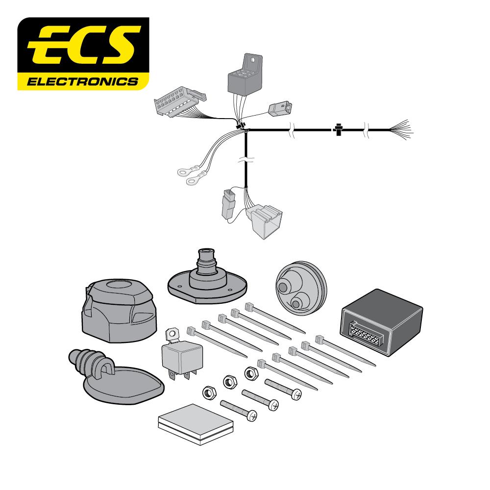 Towbar Wiring Kit AU035D1U AUDI Q5 SQ5 11/2008 - 12/2016 13 Pin