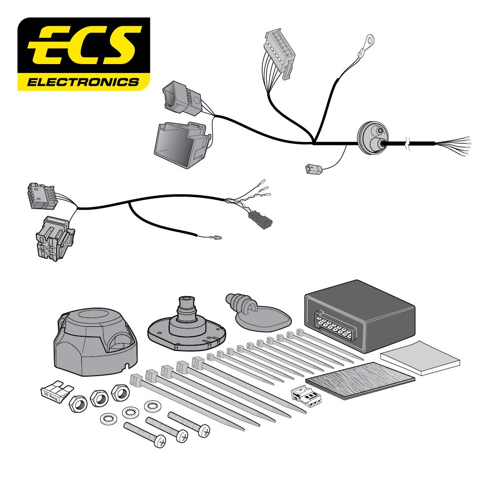Towbar Wiring Kit AU06807MU AUDI e-tron Sportback SUV 04/2020 - 7 Pin