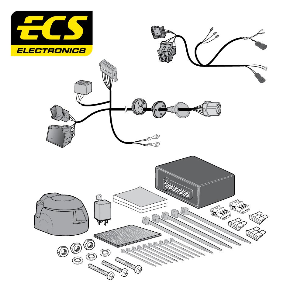 Towbar Wiring Kit AU06813MU AUDI A5 Coupe 10/2016 - 13 Pin