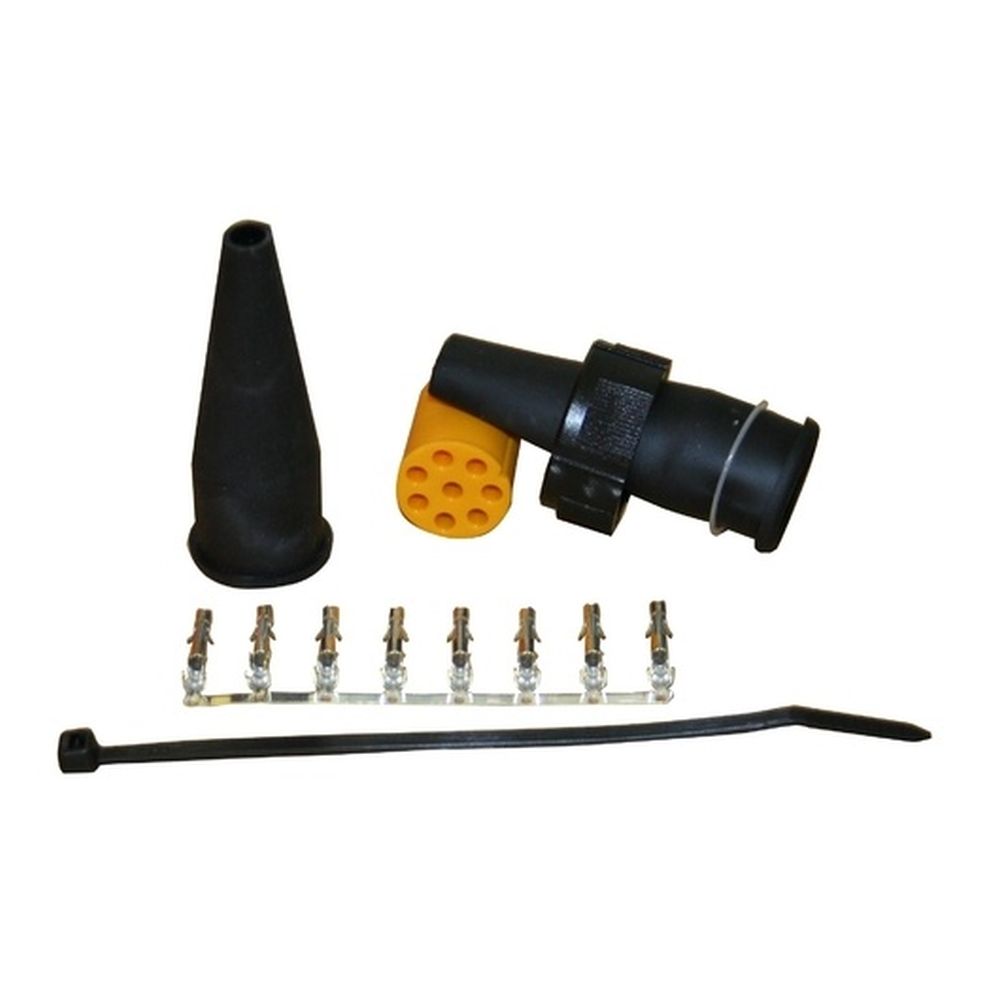 Aspock Bayonet Connector 8 Pin Yellow 15-0821-507