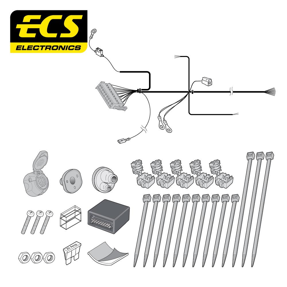 Towbar Wiring Kit BMW 5 Series Saloon 01/2001 - 07/2003 13 Pin BW017D1U