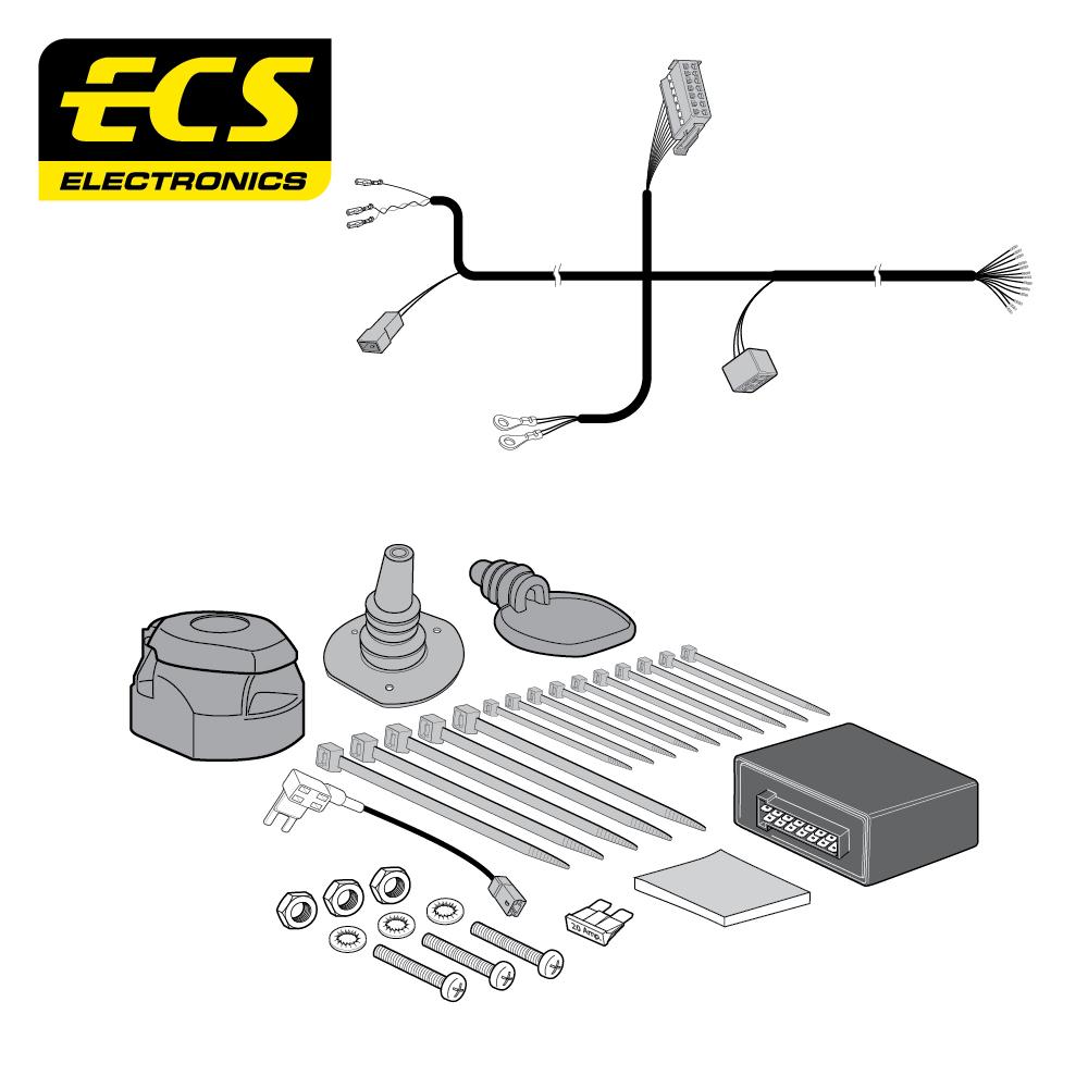 Towbar Wiring Kit VAUXHALL Crossland X SUV 06/2017 - 2021 13 Pin CT06113MU