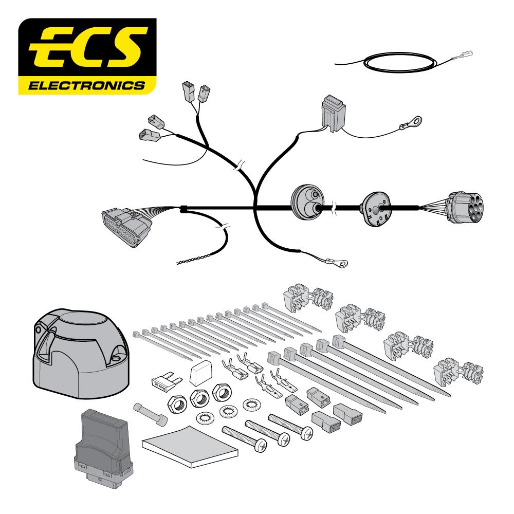 Towbar Wiring Kit CITROEN Relay Chassiscab/Motorhome 04/2014 - 06/2021 7 Pin FI05007MU