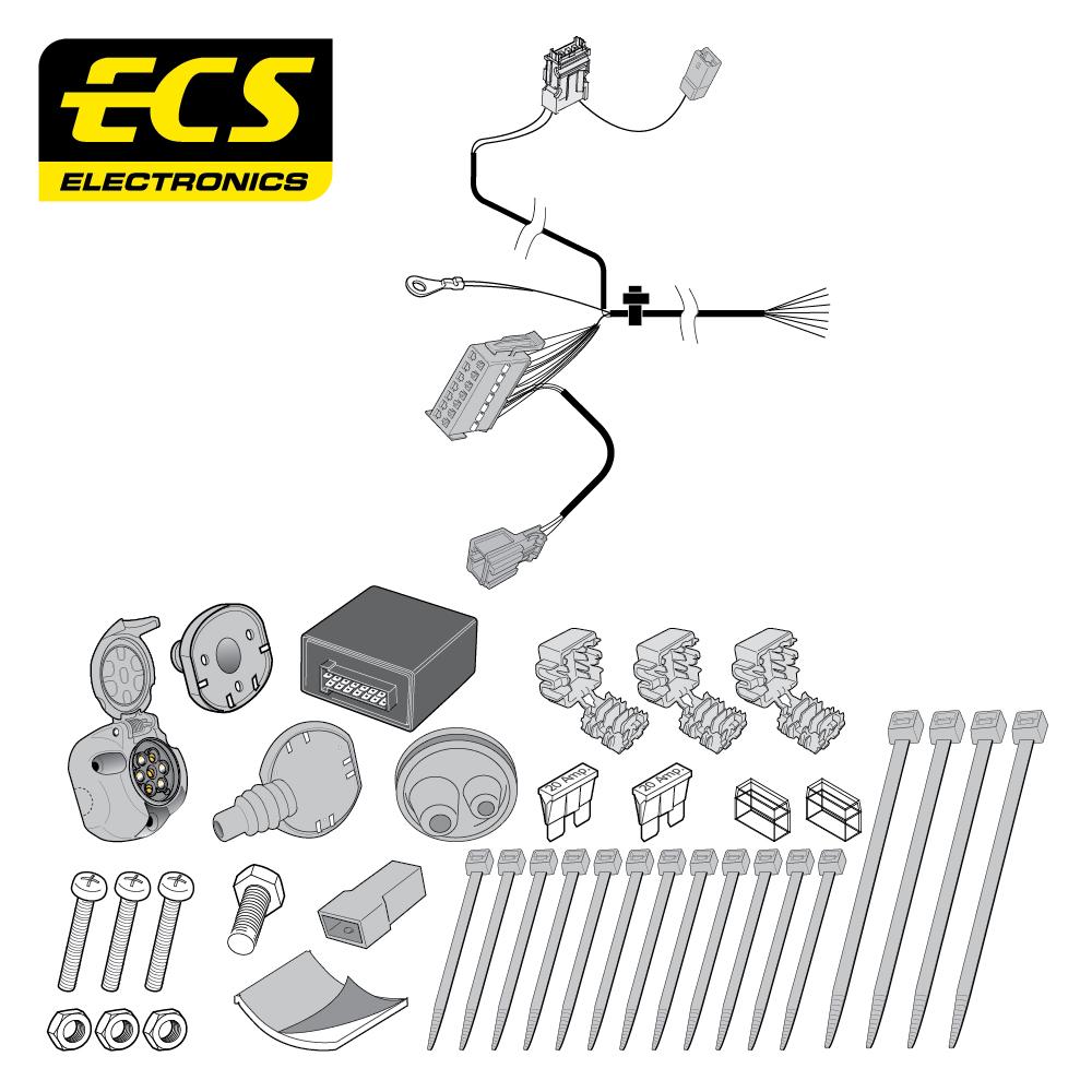 Towbar Wiring Kit FORD Focus 5 Door 05/2011 - 06/2018 7 Pin FR063B1U