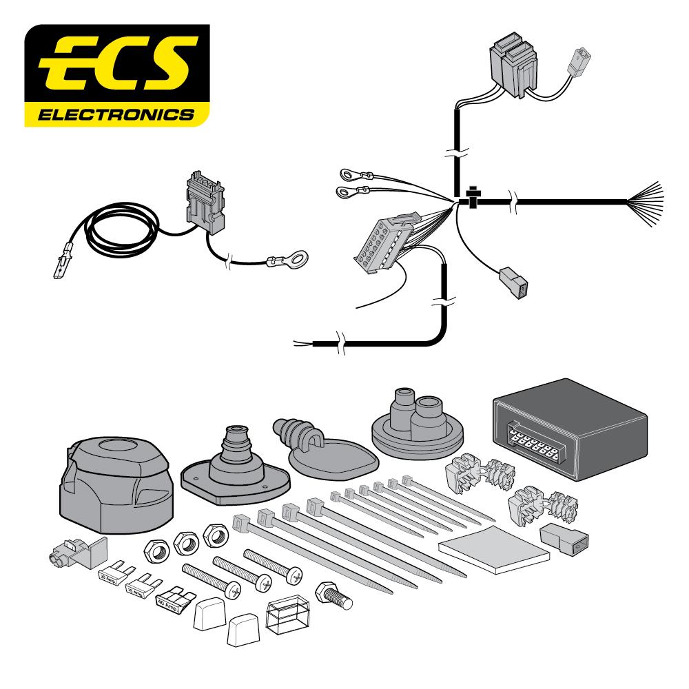 Towbar Wiring Kit FORD Kuga SUV 03/2013 - 01/2020 13 Pin FR066D1U