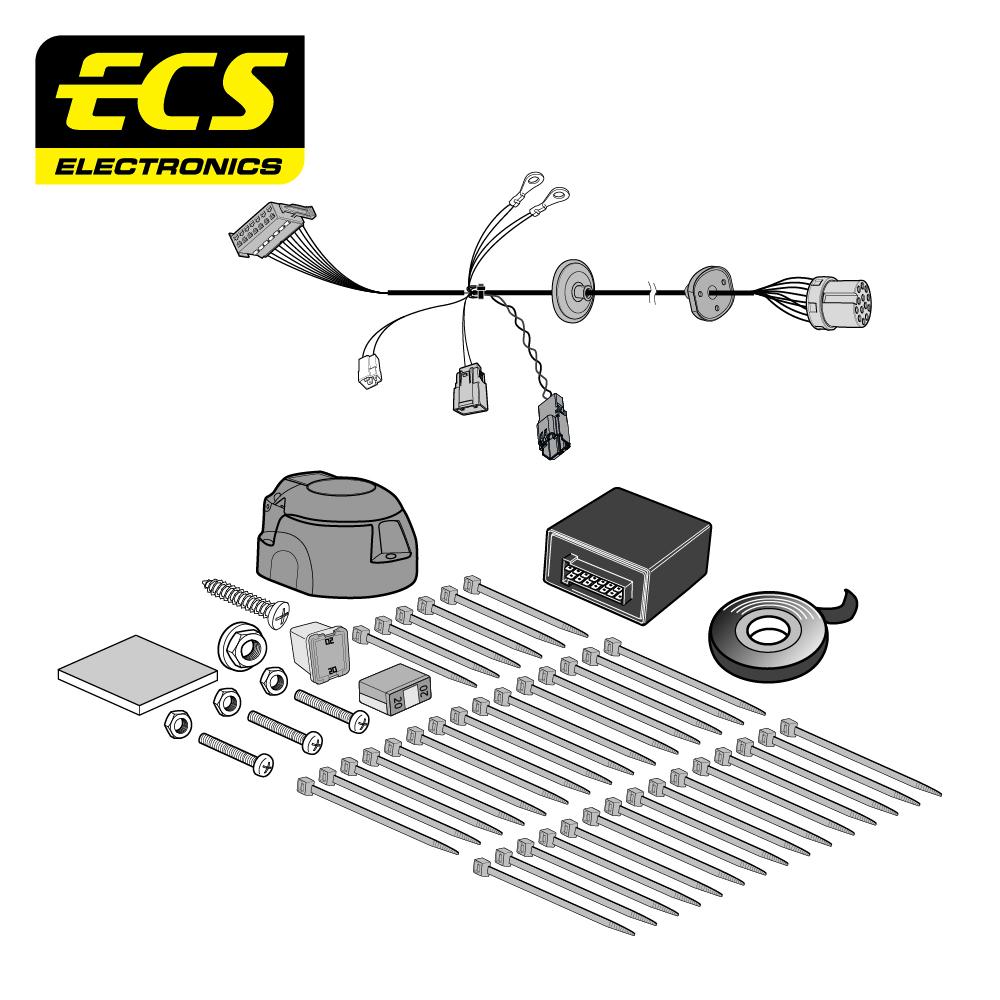 Towbar Wiring Kit FORD Transit Custom Tourneo 06/2016 - 13 Pin FR083H1U