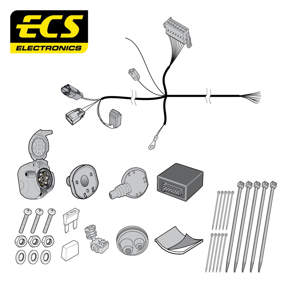 Towbar Wiring Kit FORD Ka+ Active 5 Door 07/2018 - 7 Pin FR10707U