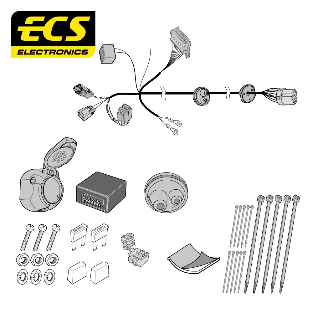 Towbar Wiring Kit FORD Ecosport SUV 02/2018 - 13 Pin FR10713U