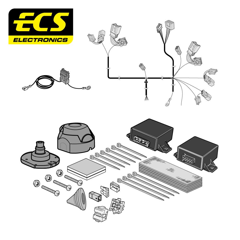 Towbar Wiring Kit HONDA FRV MPV 01/2007 - 09/2012 7 Pin HN216BEU