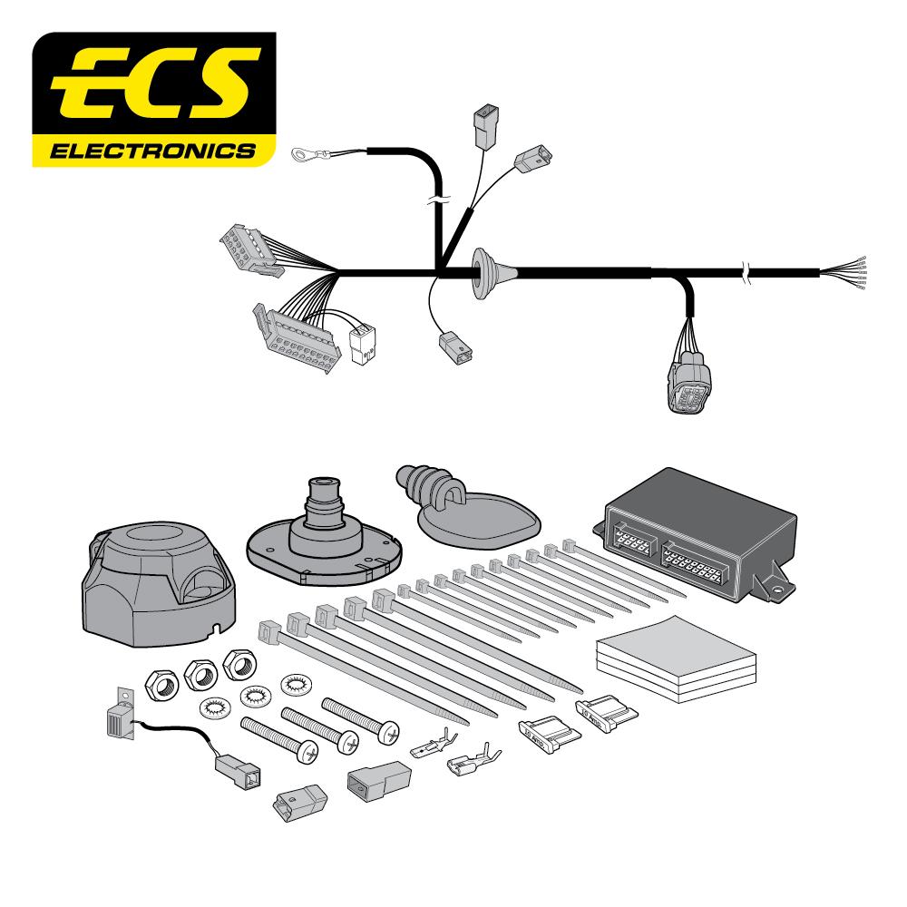 Towbar Wiring Kit HYUNDAI Santa Fe SUV 10/2012 - 06/2018 7 Pin HY09507U