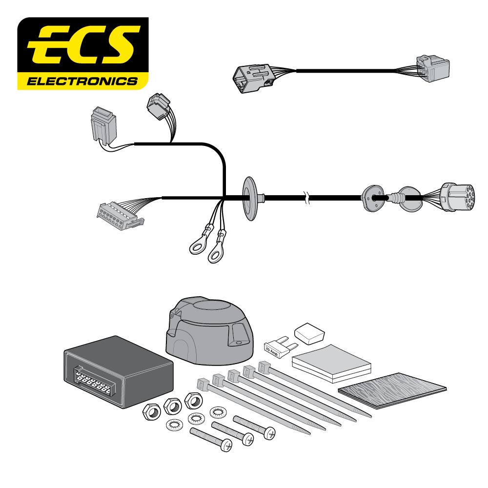 Towbar Wiring Kit JAGUAR XE Saloon 06/2015 - 05/2017 13 Pin JG00613U