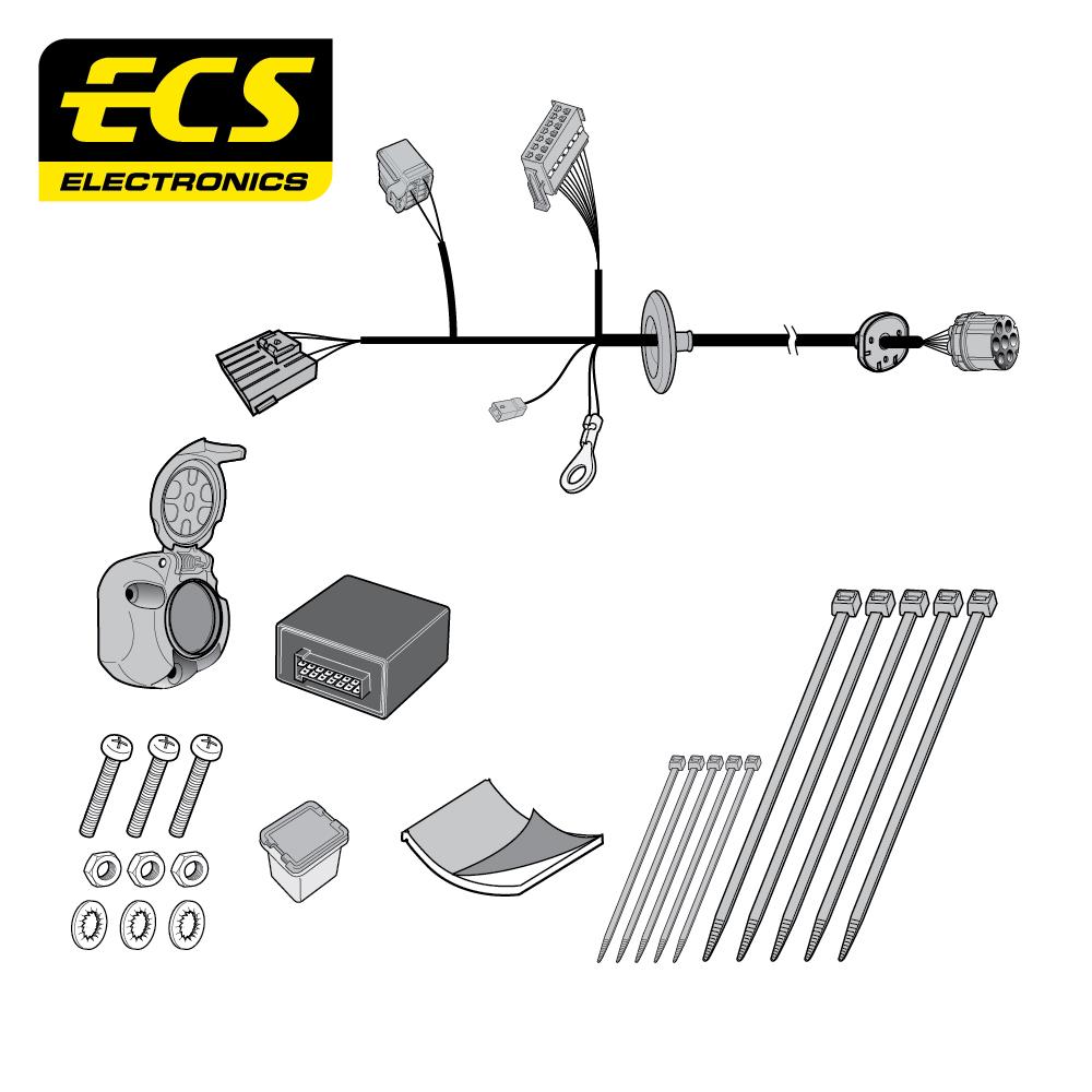 Towbar Wiring Kit JAGUAR XF Sportbrake 07/2017 - 2020 7 Pin JG00807U