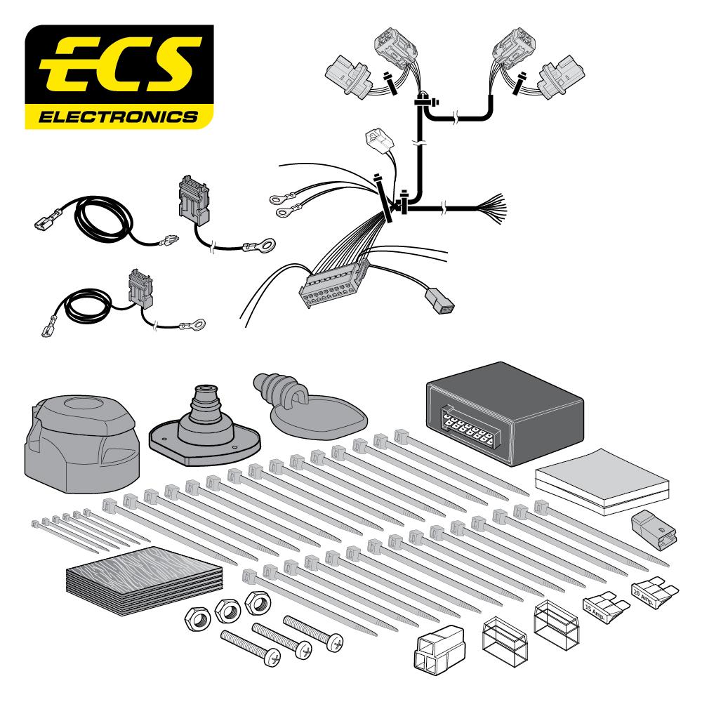 Towbar Wiring Kit KIA Carens MPV 03/2013 - 13 Pin KI068DHU