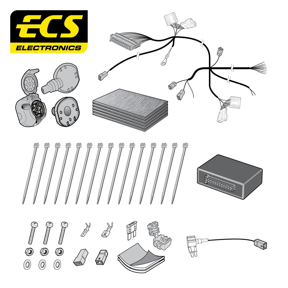 Towbar Wiring Kit KIA Stonic 5 Door 09/2017 - 7 Pin KI10907U