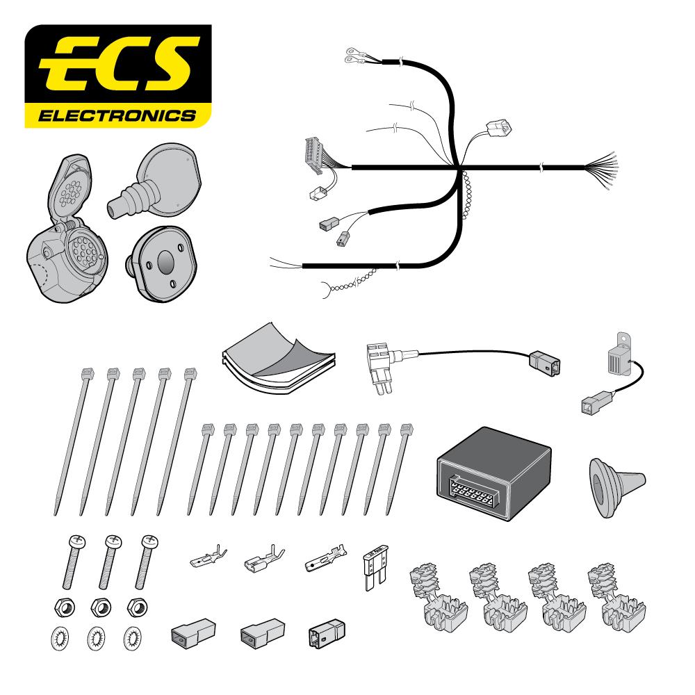 Towbar Wiring Kit KIA Rio 5 door 02/2017 - 13 Pin KI13213MU