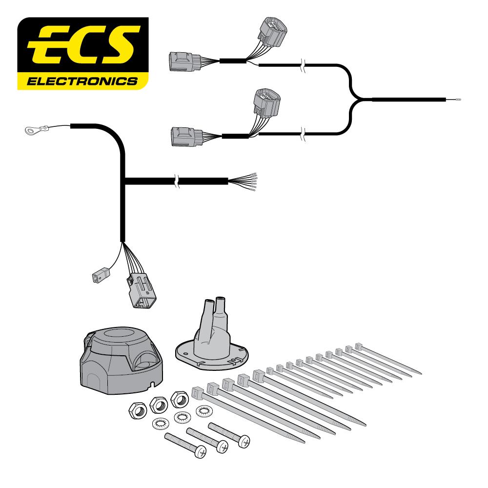 Towbar Wiring Kit LANDROVER Range Rover Sport SUV 09/2009 - 08/2011 7 Pin LR01007U