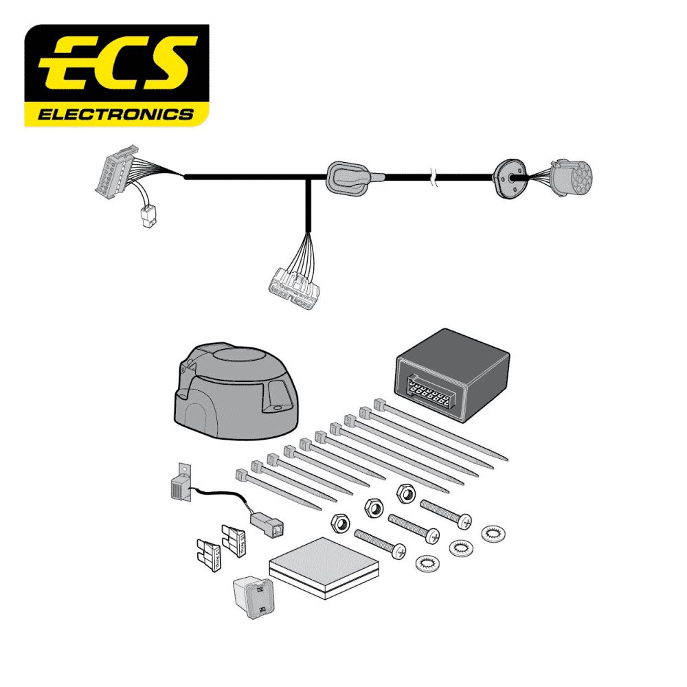 Tow Bar Wiring Kit 7 Pin LANDROVER Discovery 5 March 2021 - LR02713U