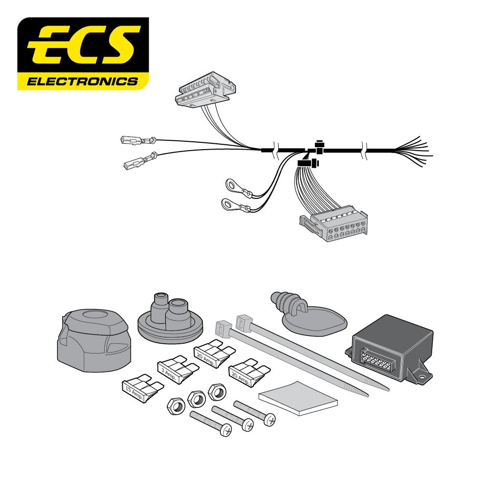 Towbar Wiring Kit MERCEDES GLK SUV 10/2008 - 13 Pin MB076D1U