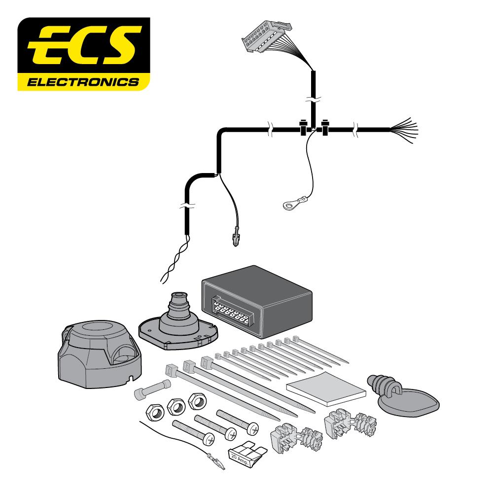 Towbar Wiring Kit MERCEDES GLE SUV 07/2015 - 02/2019 7 Pin MB078B1U
