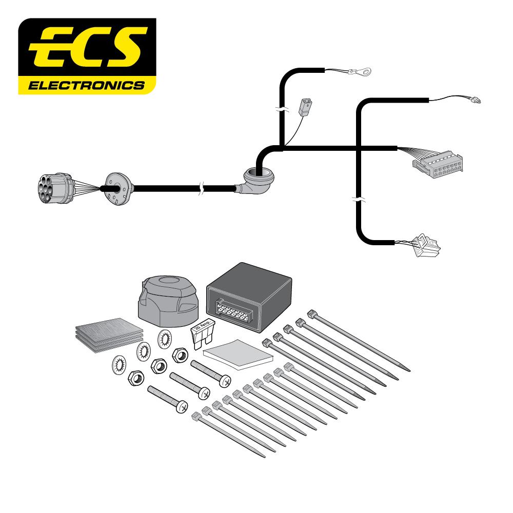 Towbar Wiring Kit MERCEDES GLC SUV 06/2019 - 2023 7 Pin MB09907U