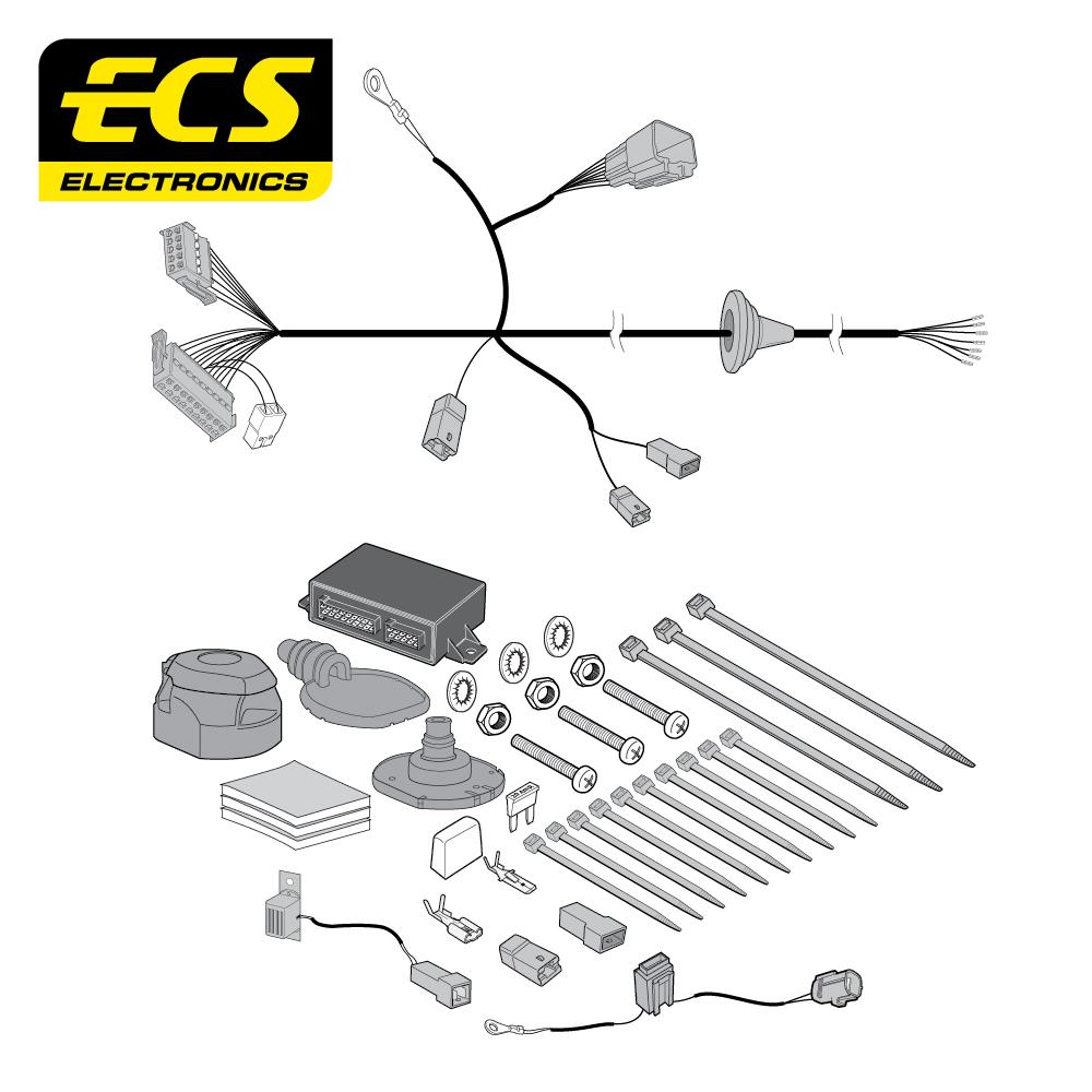 Towbar Wiring Kit MITSUBISHI Eclipse Cross SUV 01/2018 - 7 Pin MT13307U