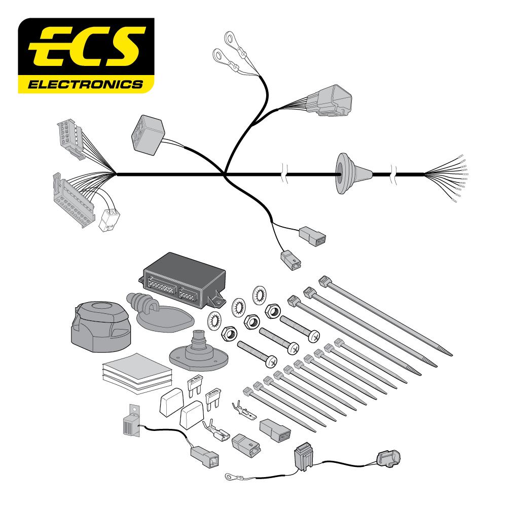 Towbar Wiring Kit MITSUBISHI Eclipse Cross SUV 01/2018 - 13 Pin MT13313U