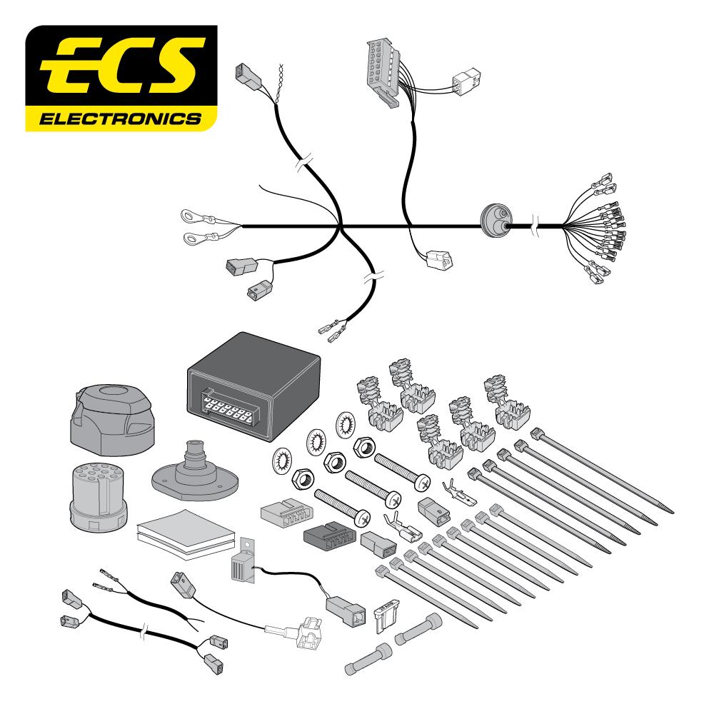 Towbar Wiring Kit MAZDA 2 5 Door 01/2015 - 13 Pin MZ15613U