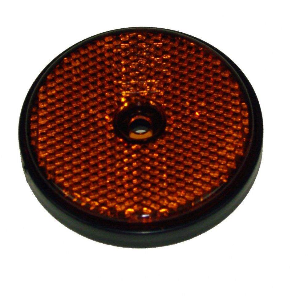 Maypole Radex Round Side Amber Trailer Reflector MP155B