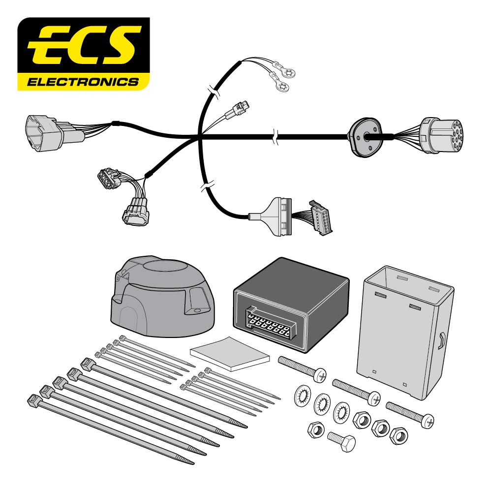 Towbar Wiring Kit 13 Pin RENAULT Alaskan Pickup November 2017 - August 2018 NI14013MU