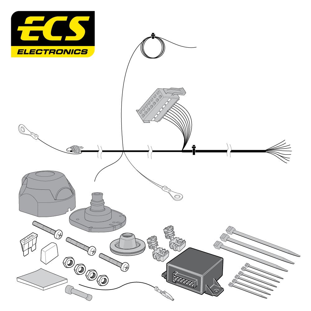 Towbar Wiring Kit VAUXHALL Astra 5 Door 10/2015 - 7 Pin OP071B1U