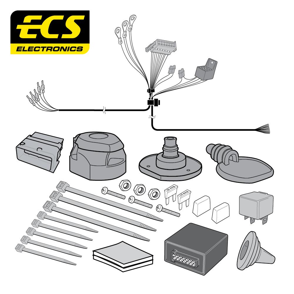 Towbar Wiring Kit PEUGEOT 508 Estate / Saloon / RXH 01/2011 - 10/2018 13 Pin PE061D1U