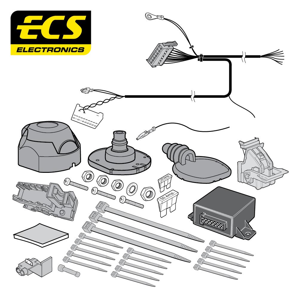 Towbar Wiring Kit PEUGEOT 2008 SUV 05/2013 - 12/2019 7 Pin PE064B1U
