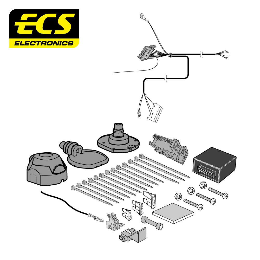Towbar Wiring Kit CITROEN C4 Cactus Hatchback 5 door 07/2014 - 02/2018 7 Pin PE065B1U