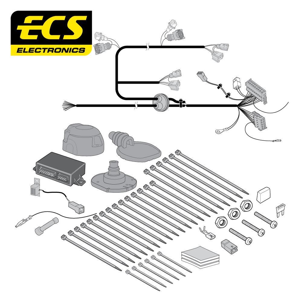Towbar Wiring Kit RENAULT Scenic MPV 11/2016 - 7 Pin RN136BHU
