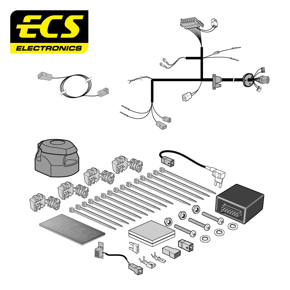 Towbar Wiring Kit RENAULT Captur SUV 12/2019 - 13 Pin RN15613U
