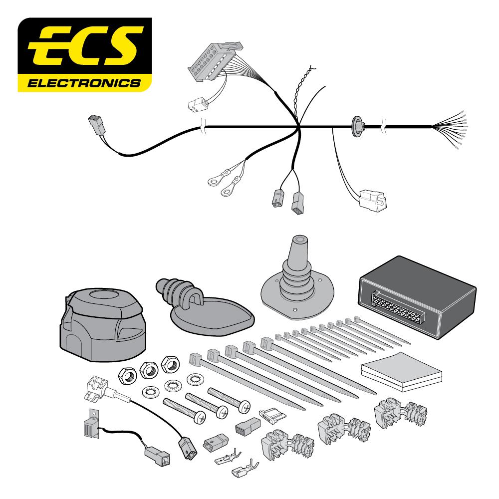 Towbar Wiring Kit SSANGYONG Rexton SUV 10/2017 - 13 Pin SY02013U