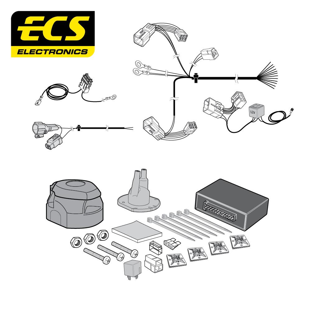 Towbar Wiring Kit SUZUKI Swift Hatchback 3/5 door 04/2005 - 08/2010 13 Pin SZ017DLU