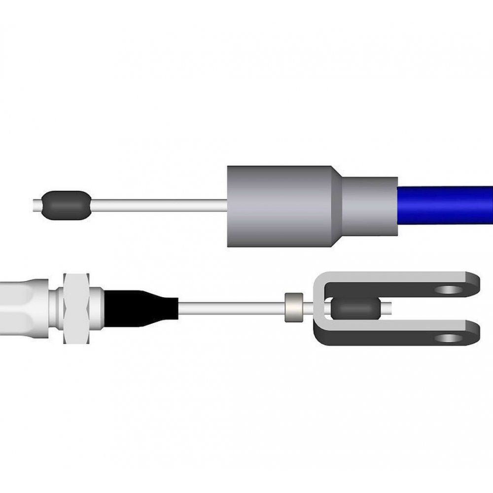 KNOTT Stainless Steel Detachable Brake Cables - Clevis End - 18.5mm Bell Housing