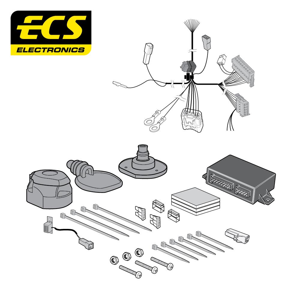 Towbar Wiring Kit TOYOTA Landcruiser SUV 09/2009 - 13 Pin TO186DHU